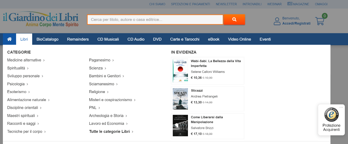 Navigare negozio on line discount